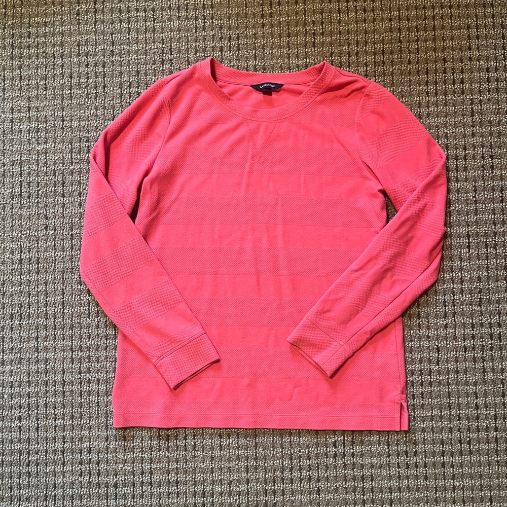Coral Lands’ End Sweatshirt